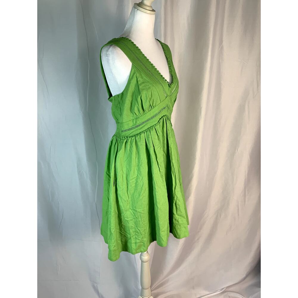 Taylor Petite V-Neck Sleeveless Lace Dress – Lime Green – Size 10P – NWT - Picture 2 of 7